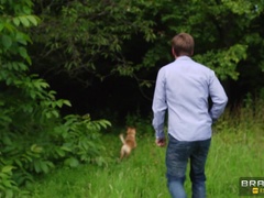 Avsugning, Par, Doggystyle, Kök, Naturliga tuttar, Utomhus, Verklighet, Tuttar