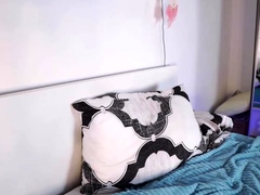 Enthousiasteling, Bruinharig, Fetisj, Masturbatie, Slipje, Alleen, Speelgoed, Webcamera
