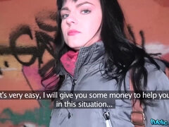 Sonya Durganova earns fast cash on the street with her mouth and pussy