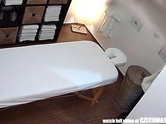 Huge Natural Tits on Massage Table