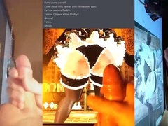 Masturbation cum, gay tribute, webcam cum