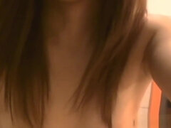 Asiático, Belleza, Tetona, Linda, Peludo, Coño, Adolescente, Tetas