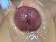 Compilation of handjob cumshots with slow motion footage and a huge load of cum - the best compilation of handjobs ever