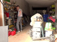 18, Stor pik, Buttet, Beskidt, Fed, Ældre kvinde, Fisse, Bryster