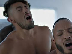 Anal, Noire, Sucer une bite, Noir ébène, Homosexuelle, Hard, Interracial, Plan cul à trois