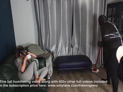 Training Zero Femdom Piss Slave: Amateur MILF Stepmom BDSM Toilet Bondage & Real Orgasm