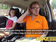 British driver learns dirty tricks in a fake driving school lesson