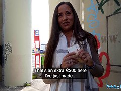 Stor pik, Pik sutte, Britisk, Hd, Udendørs, Pov, Offentlig, Mager