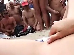 Naomi1 a slut on the public beach. mp4