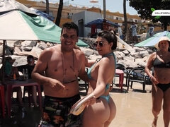 Bikini, Biseksualny, Celebrantka, Latynoska, Lesbijka, Bielizna, Publiczny