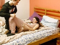 Raw sex session with my dorm mate - uncut amateur fuck video