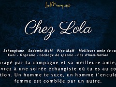 French Dirty Talk  Audio Story  You suck and get sodomized at swingers parties