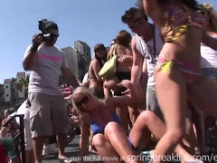 Bikini Beach Bash in public