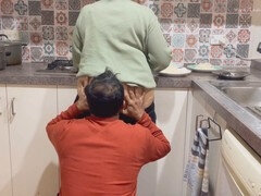 アジア人, デカ尻, カップル, 自家製, インド人, マッサージ, 淫乱熟女, 母