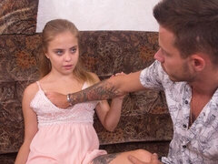 Grosser schwanz, Blondine, Blasen, Natürlichen titten, Zierlich, Dürr, Jungendliche (18+), Titten