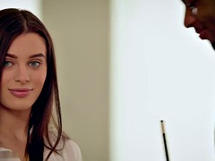 Brunette brune, Interracial