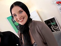(David Perry, Lucia Denvile) - Big Ass Slovak Chick In Stockings Gets Seduced And Fucked During Casting Call