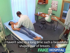 George Uhl, the fakehospital doctor, seduces and sexually exams her patient's small tits in POV