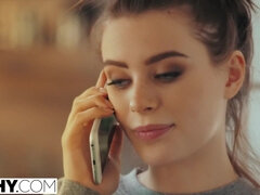 Brunetta, Toccando, Hardcore, Lesbica, Leccata, Lingerie, Figa, Calze