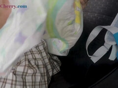 Brittiläinen, Auto, Fetissi, Ulkona, Julkinen, Pillu, Soolo