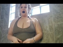 Salle de bains, Belle grosse femme bgf, Gros cul, Rondelette, Éjaculation interne, Grosse, Chatte, Jouets