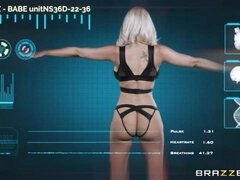 Arsch, Grosse titten, Blondine, Blasen, Handjob, Lingerie, Milf, Titten
