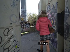 Tussi, Schönheit, Grosser schwanz, Blondine, Hardcore, Pov, Öffentlich, Titten