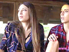 키스, 레즈비언, 쓰리섬