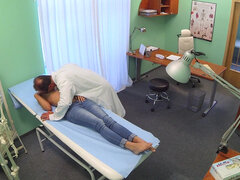 아마추어, 닥터, 핑거링, 대단히, 젖꼭지, 간호사, 보지, 샤워