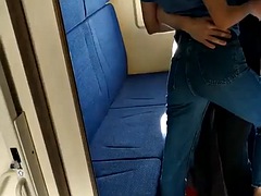 DOUBLE CUM IN THE MOUTH OF STEPSISTER ON THE TRAIN TRAVELER Samia Duarte