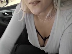 Indica Monroe enters Scott Nails car through the passenger window and goes straight for his cock - MOFOS