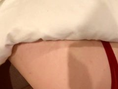 Brother came home and fucked sleeping sister without taking off her panties