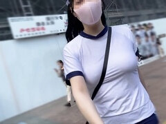 巨大, オナニー, アウトドア, 公共, オッパイの, おもちゃ