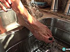 アナル, フェラチオ, 茶髪の, 足, Hd, オナニー, ハメ撮り, オッパイの