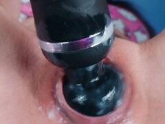 Kermakakku, Nainen, Kotitekoinen, Itsetyydytys, Orgasmi, Soolo, Squirting, Vibraattori