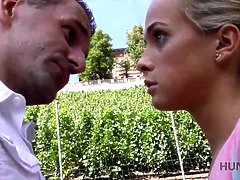 Schönheit, Grosser arsch, Blondine, Gehörnter ehemann, Hd, Geld, Realität, Teen in den arsch