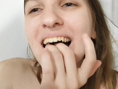 Traseiro, Bundão, Hd, Nu pelado, Calcinha, Russoa, Solo chão, Esguichando