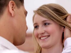 Blondine, Komme på ansigtet, Hårdt, Hd, Slikning, Fisse, Teenager
