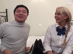 Asiatica, Bionda, Pompino, Hd, Interrazziale, Giapponese, Figa, Gonna