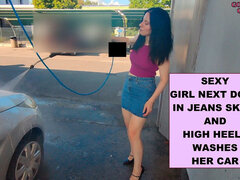 Amateur, Brunette brune, Fétiche, Talons, Mère que j'aimerais baiser, De plein air, Jupe, Solo