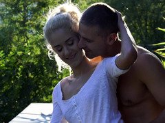 Anal, Cul, Blonde, Sucer une bite, Tir de sperme, Queue, Masturbation, Petite femme