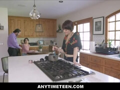 AnytimeTeen.com - Freeuse Family Fucking My Hot Teen Stepdaughter And Her MILF Mom - Angeline Red, Jessica Ryan