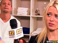 Brazzers - immense jugs In Sports - Post Game ejaculation scene star