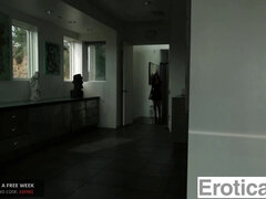 Ruskeahiuksinen, Eroottinen, Sormetus, Suudella, Lesbo, Alusvaatteet, Orgasmi, Anus nuolentaa