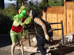 The grinch Joanna Angel anal fucked in how the grinch gaped christmas