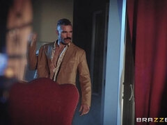 아시안, 엉덩이, 오랄섹스, 드레스, 힐, 자연의 가슴, 보지, 젖가슴