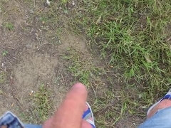 Duży kutas, Kutas, Obciąganie, Walenie konia, Na wolnym powietrzu, Niespodzianka, Cycki, Podglądacz