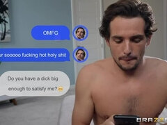 Americano, Dormitorio, Rubia, Atrapados, Polla, Atragantadas, Montar, Tetas