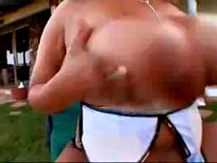 Tussi, Wohlbeleibte schöne frauen, Grosse titten, Schwarz, Blasen, Schwarz, Titten