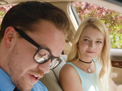 Petite teen Riley Star seduces driving instructor